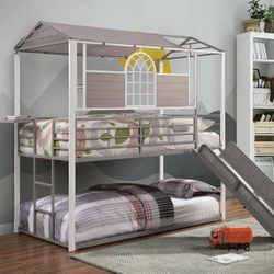 Home Garden Oscar Twin/Twin Bunk Bed

