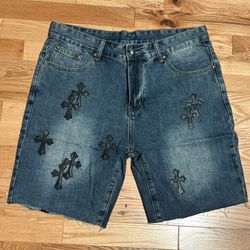 Chrome Hearts Jorts Size 32