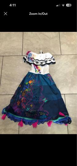 Disney Encanto Mirabel Girls Costume Dress