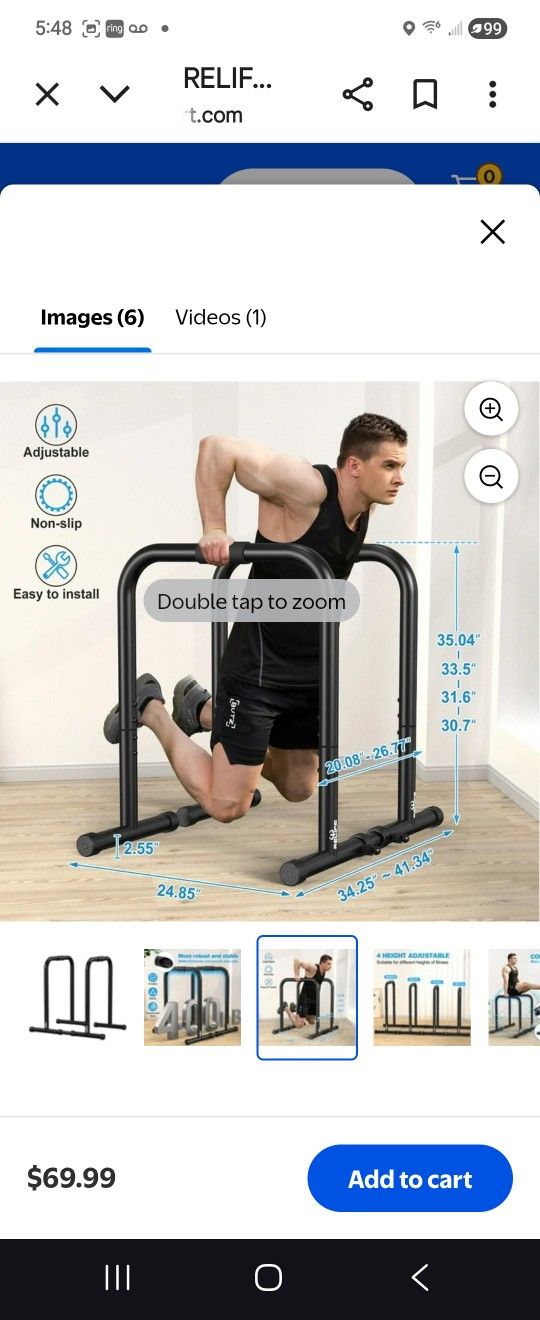 Portable Dip Bar