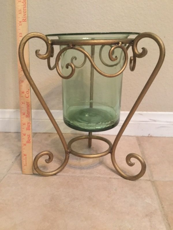 Glass vase or candleholders