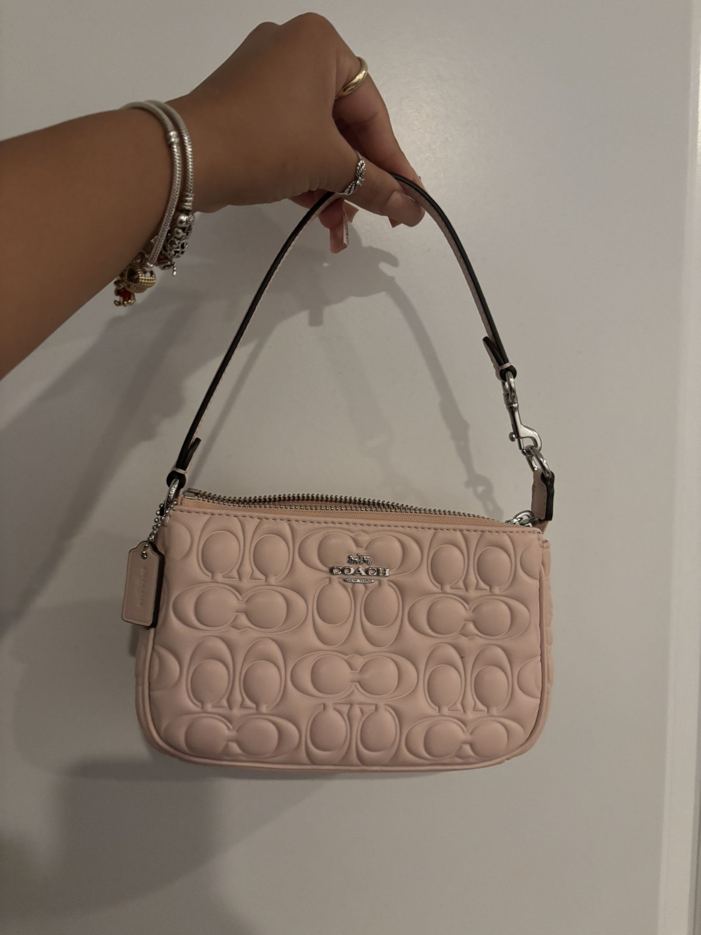 baby pink coach purse