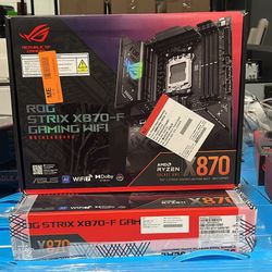 ASUS ROG STRIX X870-F GAMING WIFI AM5 Motherboard  2 pcs $530 open box