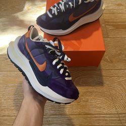 Nike sacai waffle purple