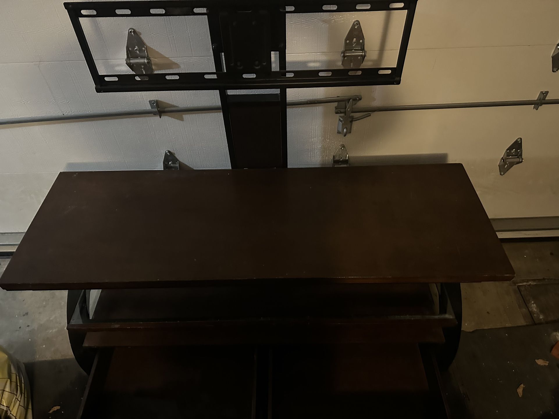 Dark Brown Tv Stand With Mount