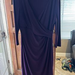 Purple Woman’s Dress