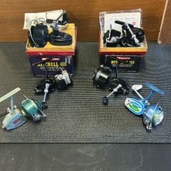 Vintage Fishing Gear And Accessories With Reels 