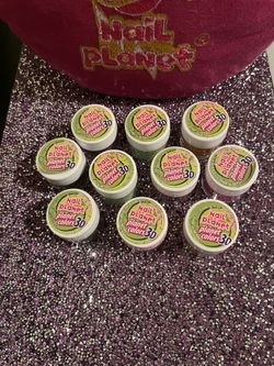 Nail Planet 3D And Glitter Acrylic  1/4oz