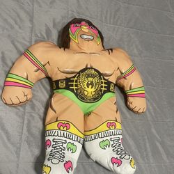 Ultimate Warrior Wrestling Buddy WWF Tonka Plush 1990
