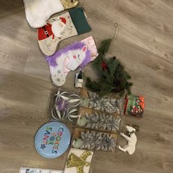 Large Christmas Decor Lot