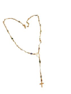 Beautiful Dainty Chain Cross Necklace 
