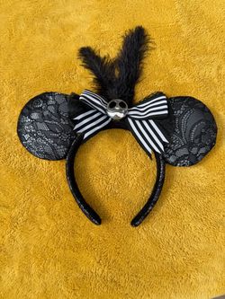 Disney Parks Jack Skellington Nightmare Before Christmas Ears Headband Halloween