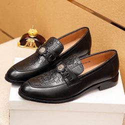 Versace Men’s Leather Shoes With Box New 