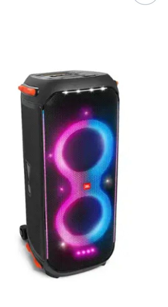 JBL PartyBox 710 -Party Speaker with Powerful Sound, Built-in Lights and Extra Deep Bass, IPX4 Splash Proof, App/Bluetooth Connectivity, Made for Ever