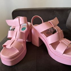 Pink Madden Girl Heeled Sandals 