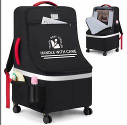 RAINSMORE Padded Car Seat Travel Bag