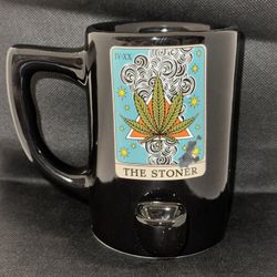 The Stoner Black Mug Pipe 