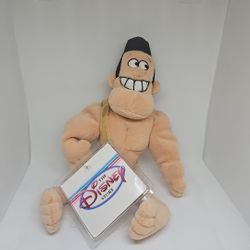 George of the Jungle Mini Bean Bag 8" The Disney Store - NEW Tag