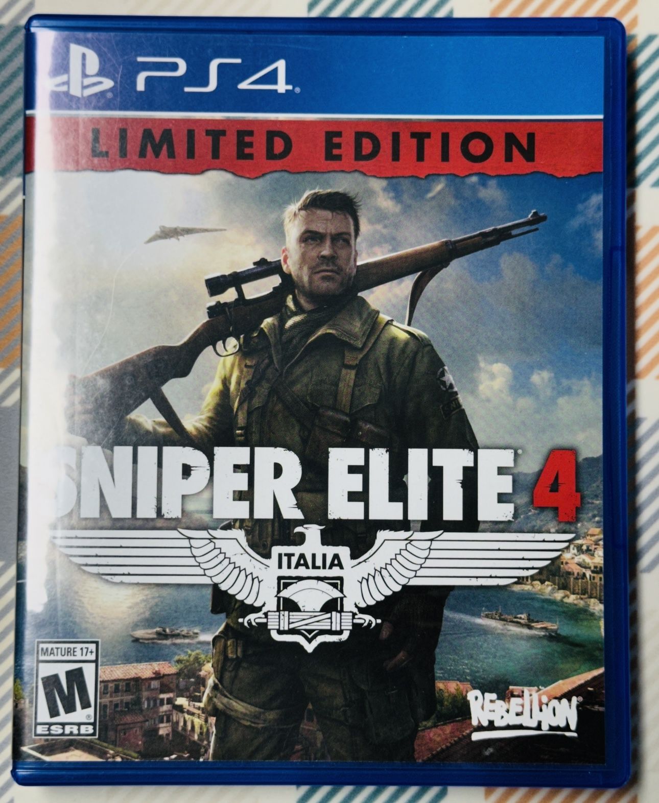 Sniper Elite 4 (PlayStation 4, 2017) Limited Edition With Manual Tested/Working