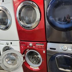 💯💯LG SET STEAM WASHER END ELECTRIC DRYER ♨️ WITH WARRANTY 