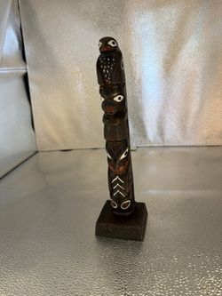 A Carved Wooden Totem