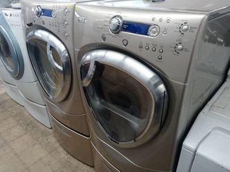 GE Profile tan front load washer and dryer set - Free delivery