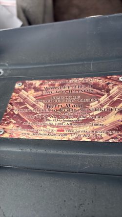 Actually a seat front the 60s and 70s has authenticity taken from wrigley during renovation of wrigley field