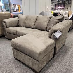 Darcy Cobblestone Sofa Chaise / Sectional 