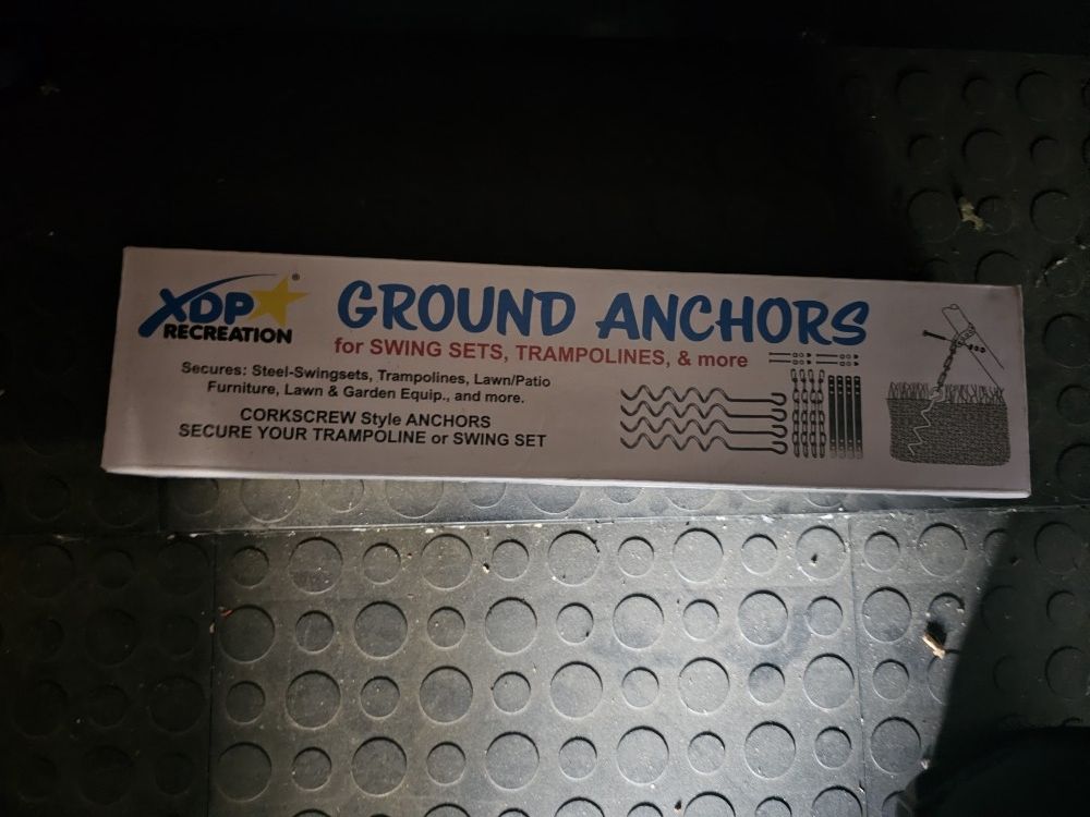 XDP Recreation 70113 Swing Set, Trampoline, & Patio Furniture Metal Ground Anchor Kit Hardware,Bronze Quantity 3
