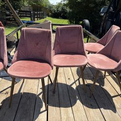 Dining Chairs Total Of 5