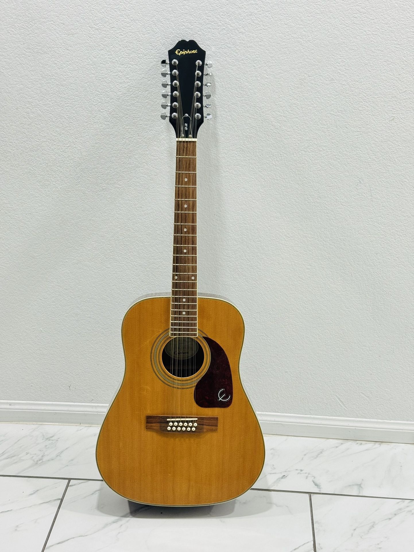 Epiphone DR-212 NA Acoustic Guitar, 12-String, Natural