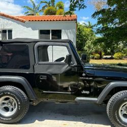 1997 Jeep Wranger Soft Top Replacement, including Sliding glass doors