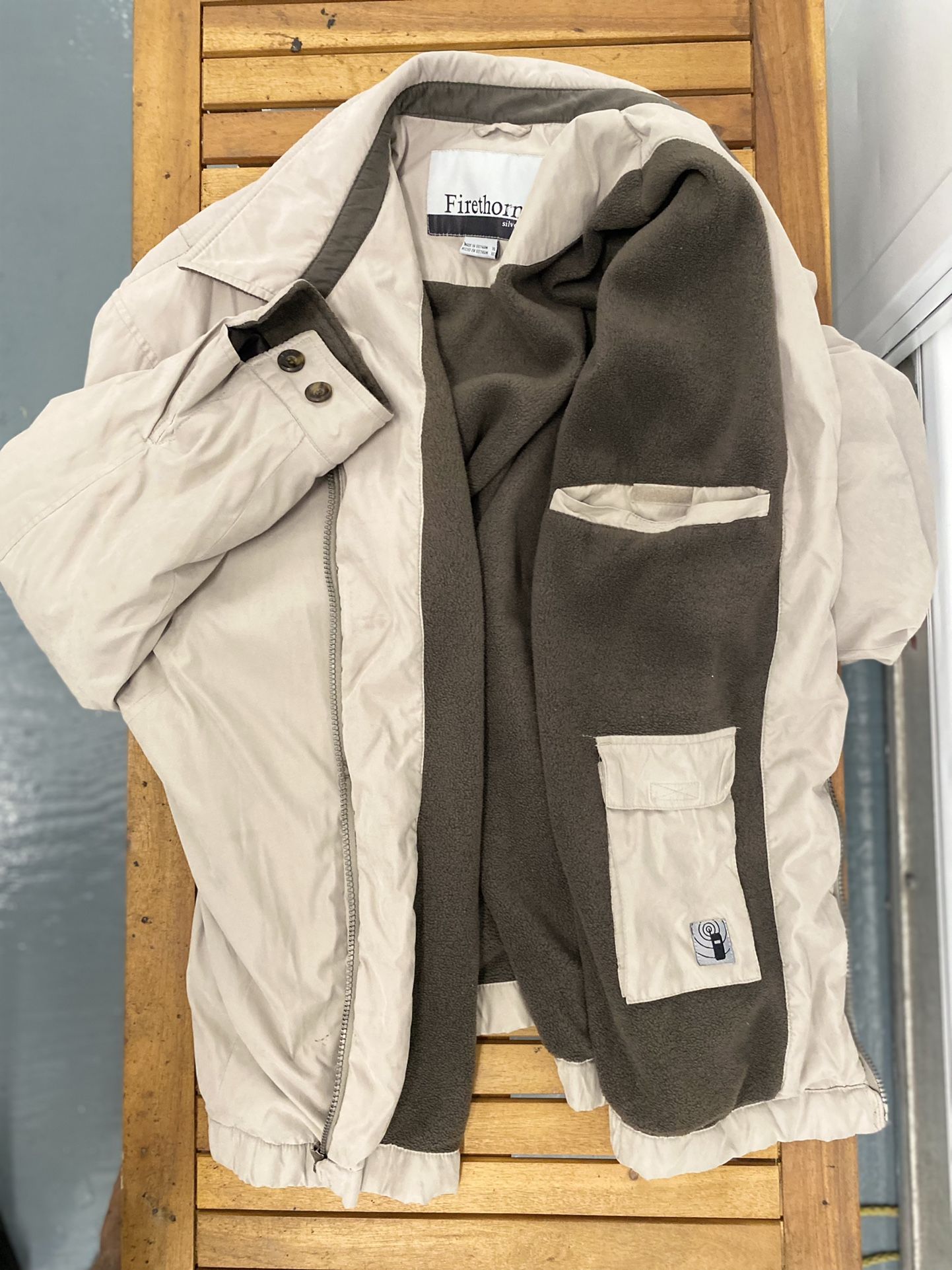 Mens Firethorn Jacket (medium) Silver