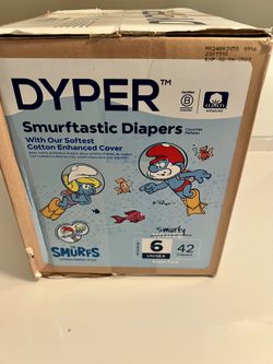 Dyper Size 6 Diapers Box