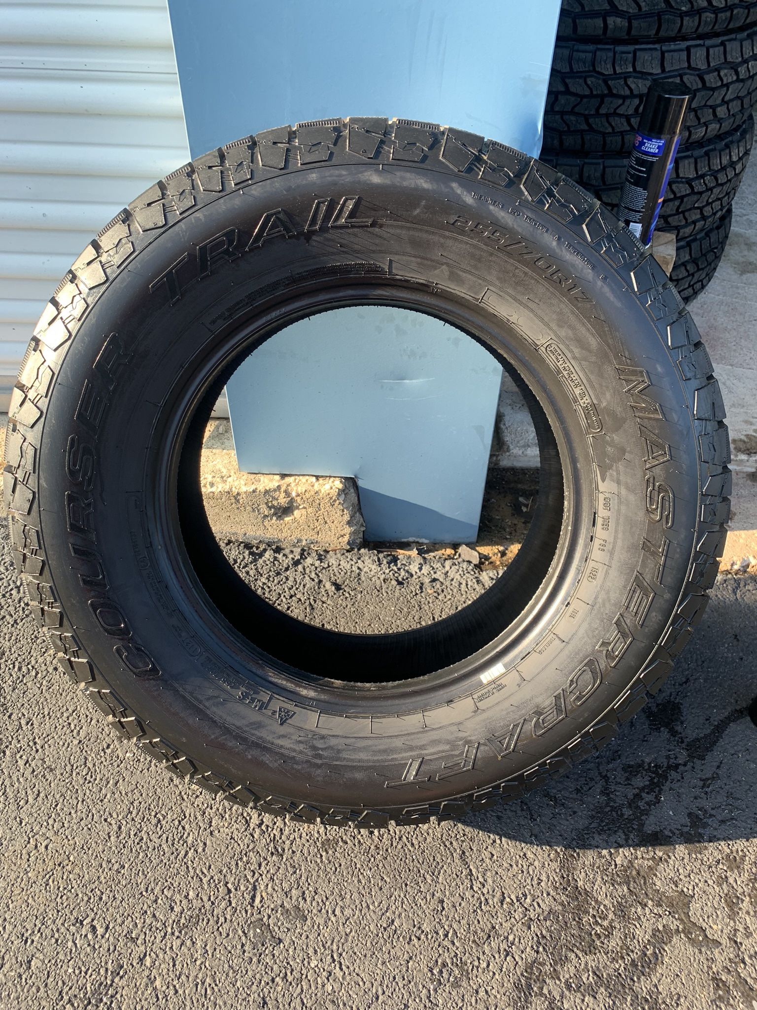 1 Mastercraft All Terrain 255/70/17 Tire
