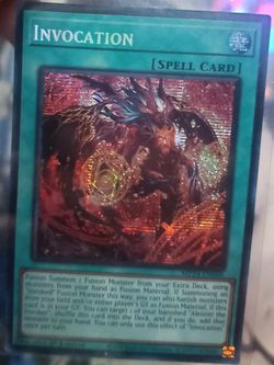 Yugioh Invocation Card 