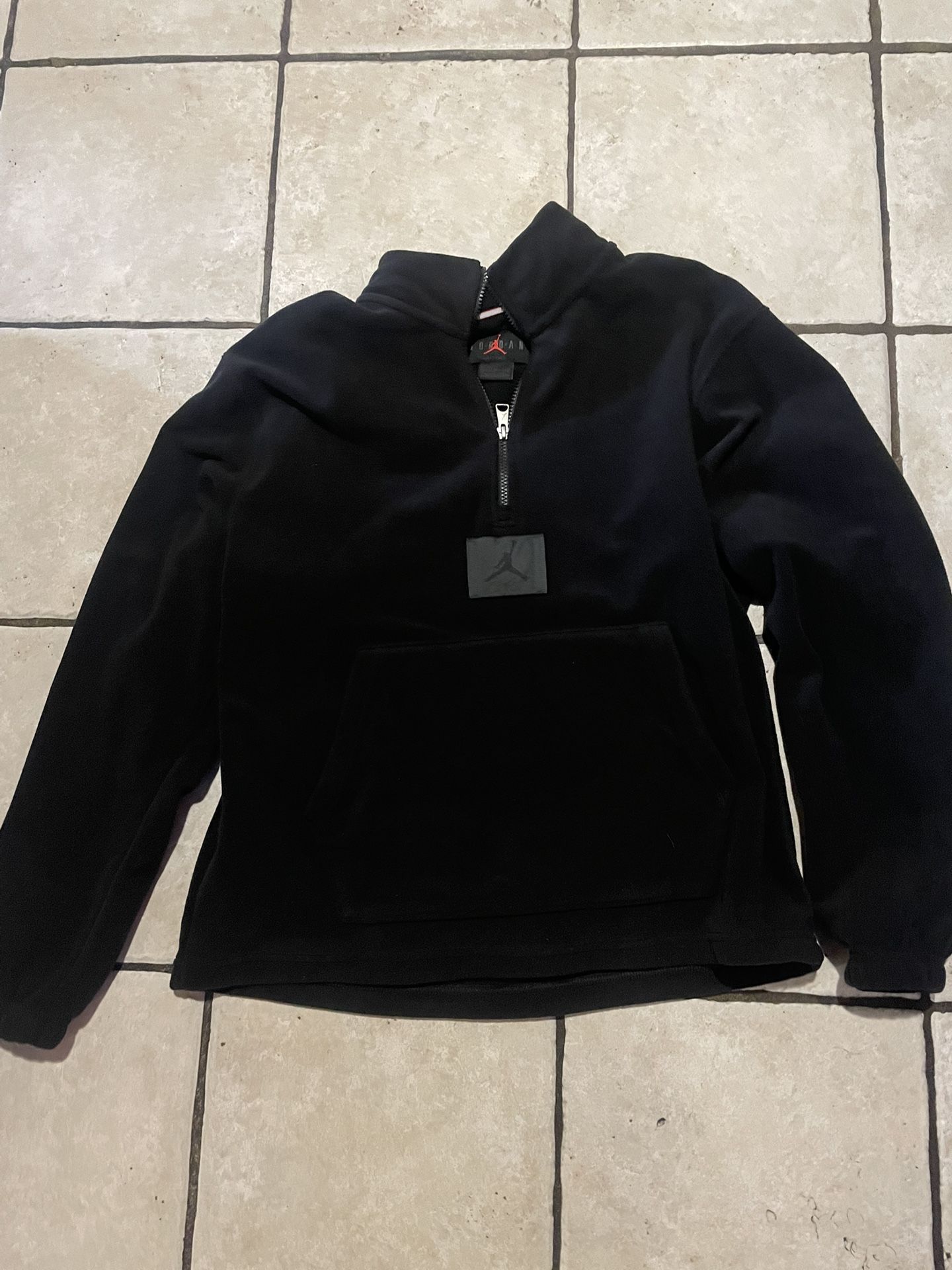 black Jordan 1/4 (quarter) zip