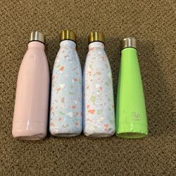 Four Insulated Water Bottles 
