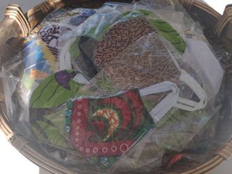 Fabric Face Masks Assorted Prints Lot