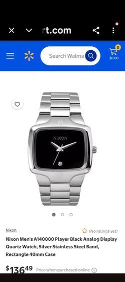 Nixon Player Watch Silver Stainless Steel