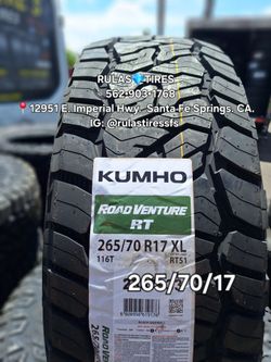 Kumho Road Venture RT 265/70R17 XL Tire