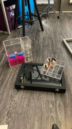 Make up toolbox and jewelry box