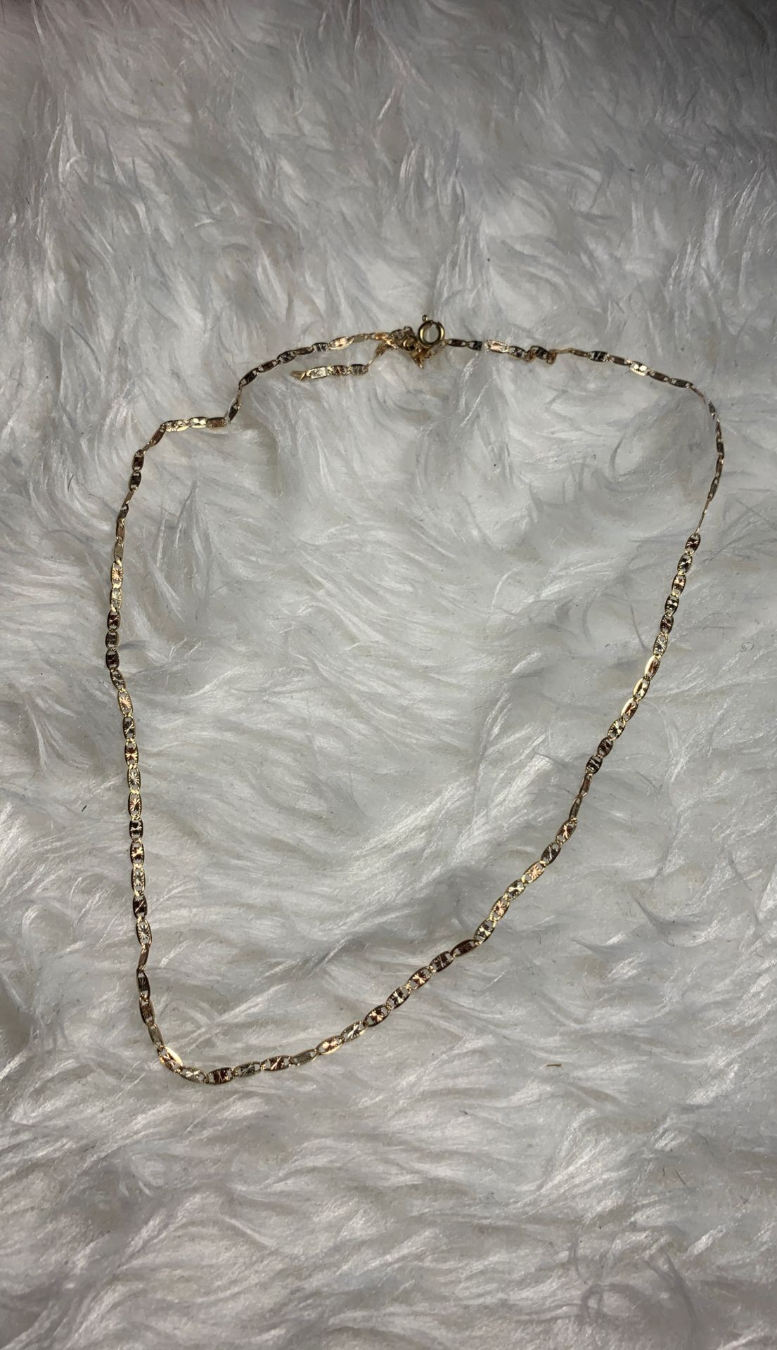 Tri-Valentino Gold necklace