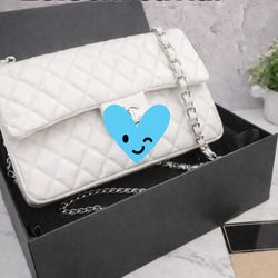 Caviar crossbody bag silver hardware