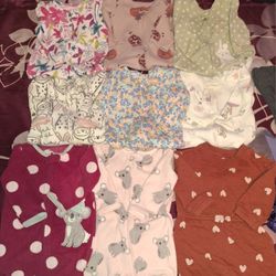 BABY GIRL 9M SLEEPERS & JUMPER