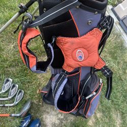 US Kids Golf Clubs And Bag