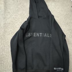 Essentials Black Hoodie