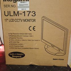 17" LCD CCTV MONITOR
