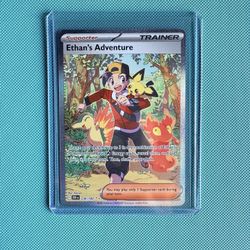 Ethan’s Adventure SIR Pokemon Card
