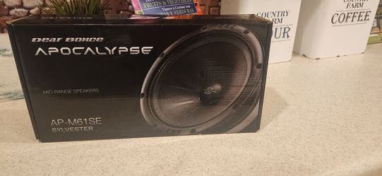 New!! Deaf Bounce Apocalypse Sylvester (2) 6 1/2 Mid Range Speakers